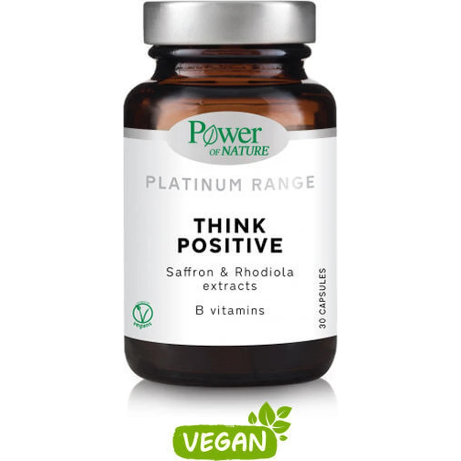 Power Of Nature Platinum Range Think Positive Angst Ergänzung 30 Kapseln