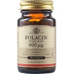 Solgar Folacin Vitamin for Nervous System Health 800mcg 100 Comprimés