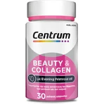 Centrum Beauty & Collagen Multivitamin with Night Light Oil & Collagen for Hair, Skin & Nails 30 softgels