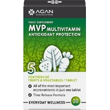 Agan MVP Multivitamin Antioxidantienschutz Multivitamin für Energie und Antioxidantienwirkung 30 Tabletten