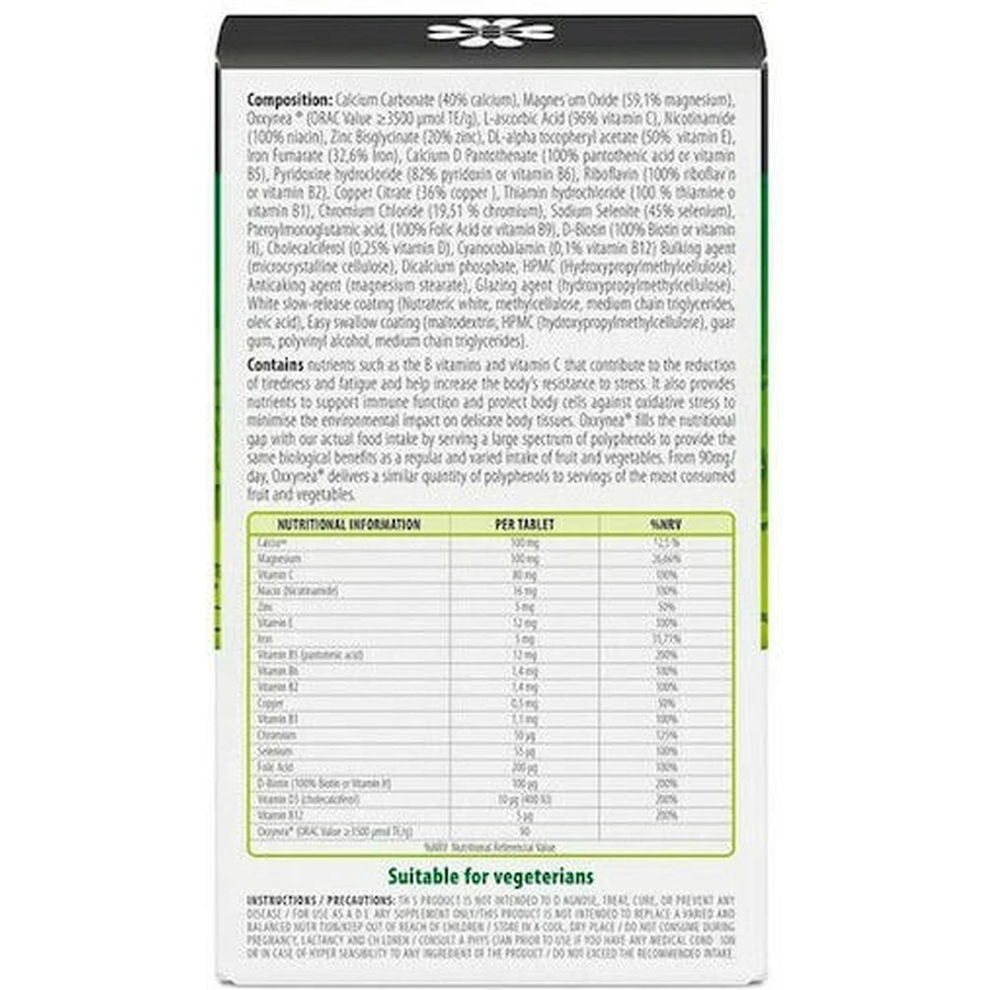 Agan MVP Multivitamin Antioxidant Protection Multivitamin for Energy & Antioxidant Action 30 Comprimés