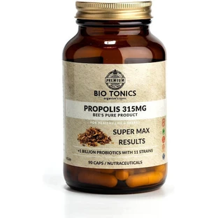 Bio Tonics Propolis 315mg Immune Boosting Supplement 90 veget capsules