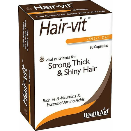 Health Aid Hair-Vit Spezial-Nahrungsergänzungsmittel 90 Kapseln