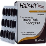 Health Aid Hair-Vit Spezial-Nahrungsergänzungsmittel 90 Kapseln