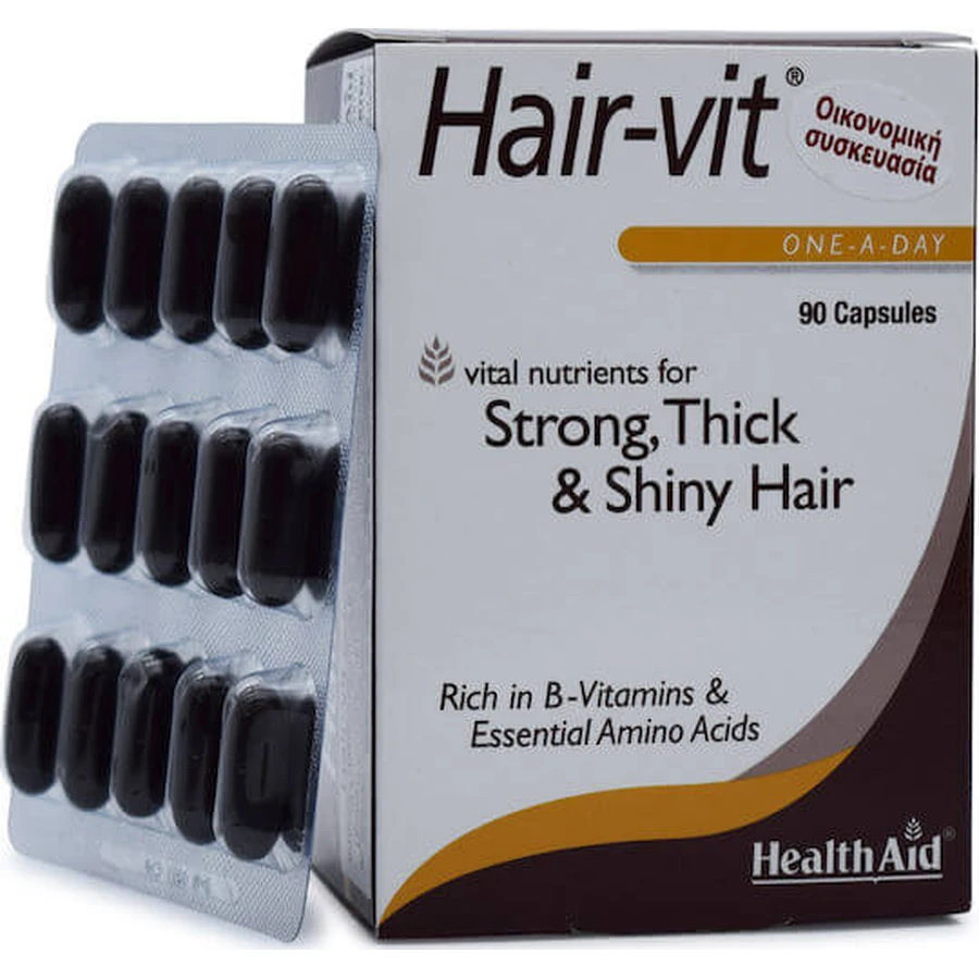 Health Aid Hair-Vit Spezial-Nahrungsergänzungsmittel 90 Kapseln
