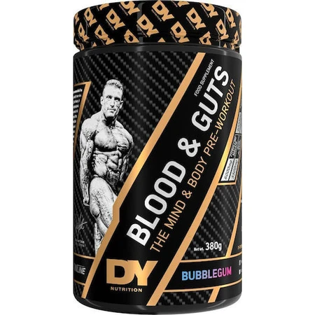 Dorian Yates Bloed & Darmen Pre Workout Supplement 380gr Kauwgom