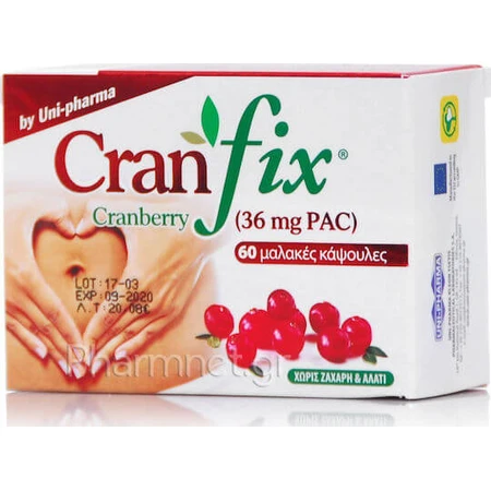 UNI-PHARMA Cranfix 60 x 1 capsule me