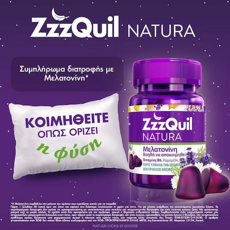ZzzQuil Natura Slaapsupplement 30 Mango Banaan Geleisnoepjes