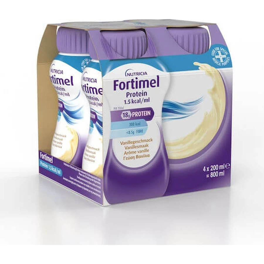 Nutricia Fortimel Extra Spezial Nahrungsergänzungsmittel 4 x 50ml Vanille
