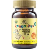 Solgar Kangavites Kangavites Vitamin C Vitamin for Immune Support, Skin & Antioxidant Action 100mg Orange 90 chewable tablets
