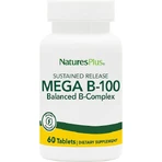 Nature's Plus Mega B-100 Vitamin for Energy, Immune & Nervous System Support 100mg 60 Comprimés