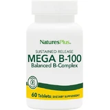 Nature's Plus Mega B-100 Vitamin for Energy, Immune & Nervous System Support 100mg 60 Tablets