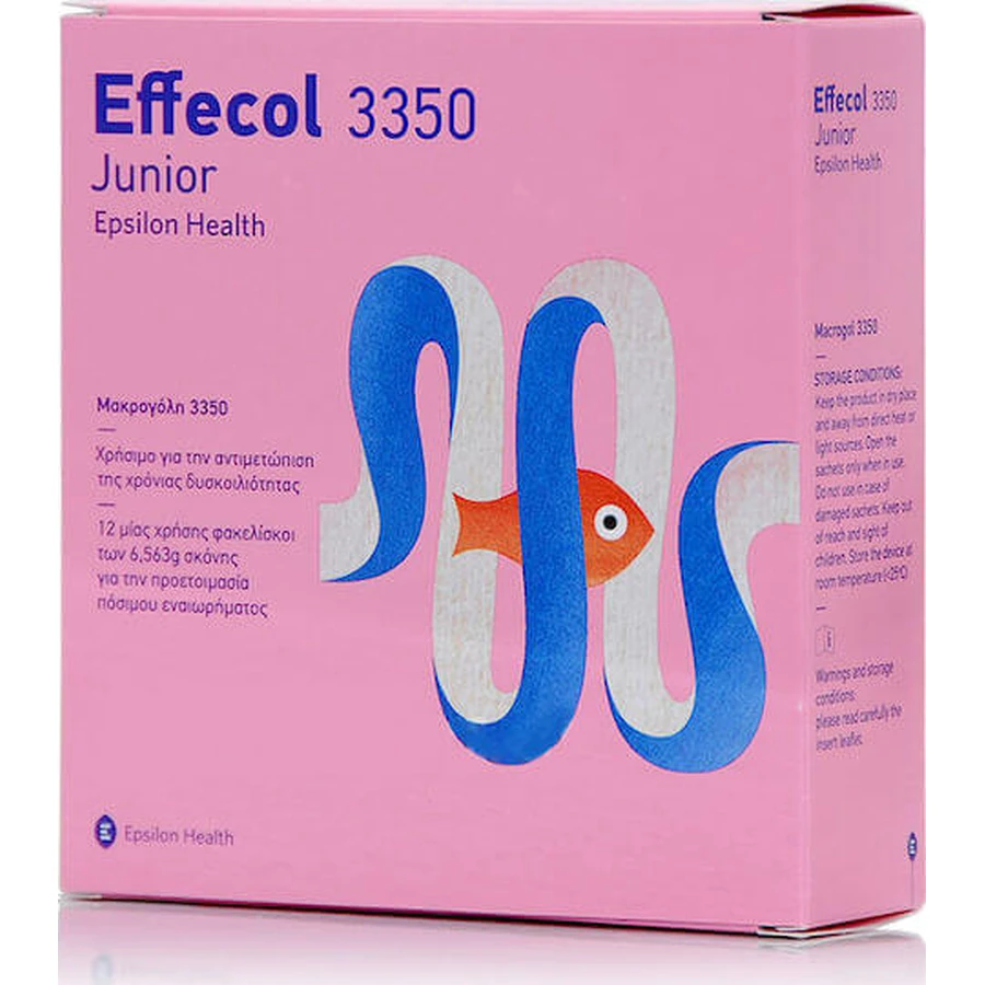 Epsilon Health Effecol 3350 Junior Special Dietary Supplement 12 sachets