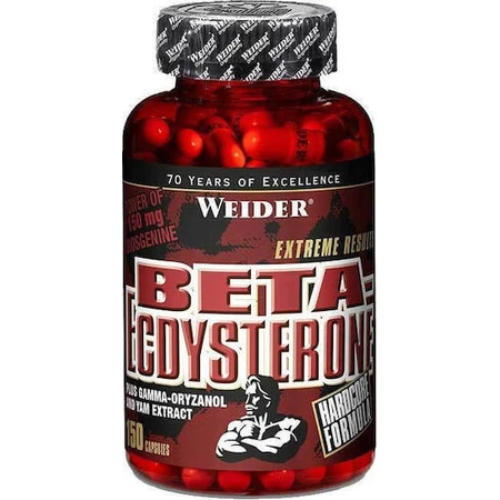Weider Beta Ecdysterone Supplement for Workout & Testosterone Enhancement 150 caps