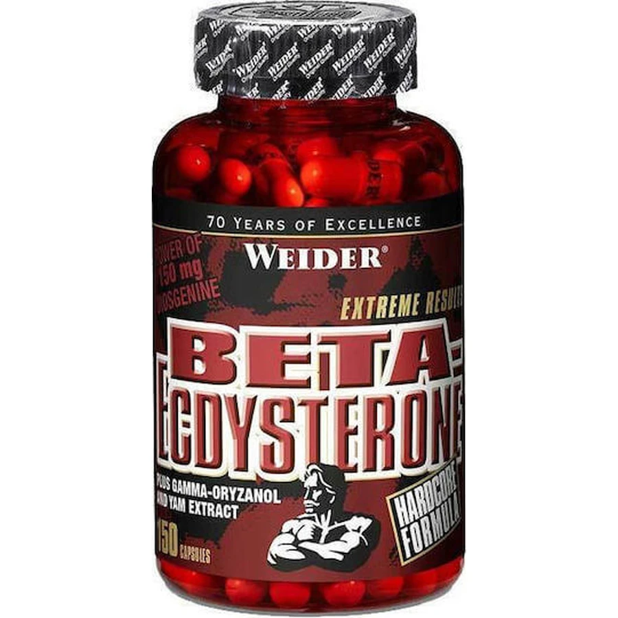 Weider Beta Ecdysterone Supplement for Workout & Testosterone Enhancement 150 caps