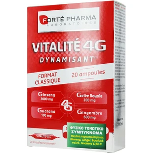 Forte Pharma Vitalite 4G Vitalite 4G Complemento Alimenticio Especial 20 x 0ml Multisabor