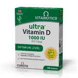 Vitabiotics Ultra D-3 Vitamine voor immuunsysteem en ei-gezondheid 1000iu 96 tabletten