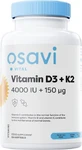 Osavi Vitamin D3 4000iu + K2 150μg Vitamin for Immune System Strengthening &amp; Egg Health 4000iu 120 softgels