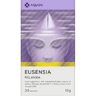 Agan Eusensia Relanxia Angst Ergänzung 20 vegetarische Kapseln