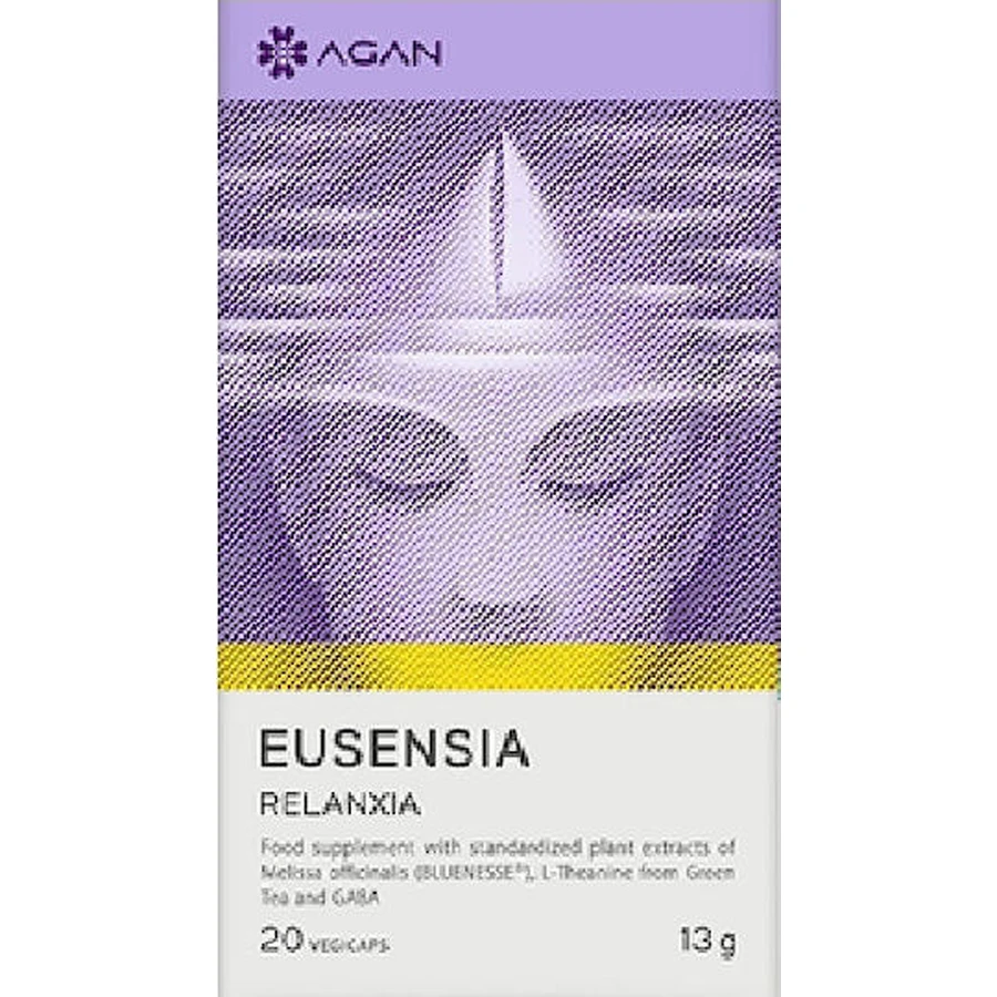 Agan Eusensia Relanxia Angst Ergänzung 20 vegetarische Kapseln