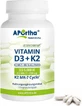 Aportha Vitamin D3 + K2 Vitamin for Immune Support &amp; Egg Health 5000iu 120 caps