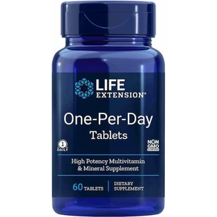 Life Extension One-Per-Day Energy Multivitamin 60 Tablets