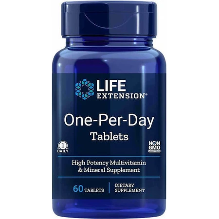 Life Extension One-Per-Day Energy Multivitamin 60 Tablets