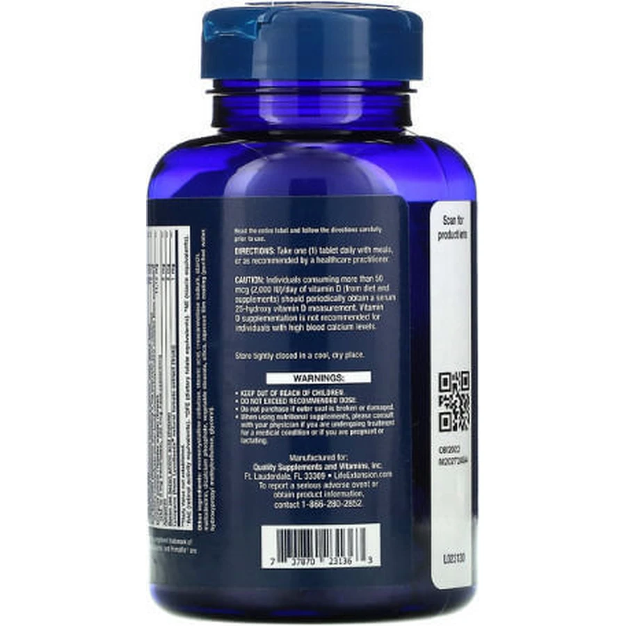 Life Extension One-Per-Day Energy Multivitamin 60 Tablets