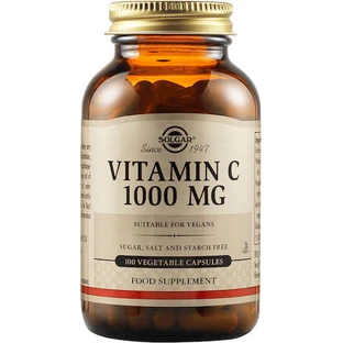 Solgar Vitamin C Vitamin for Immune Support, Skin & Antioxidant Action 1000mg 100 veget capsules