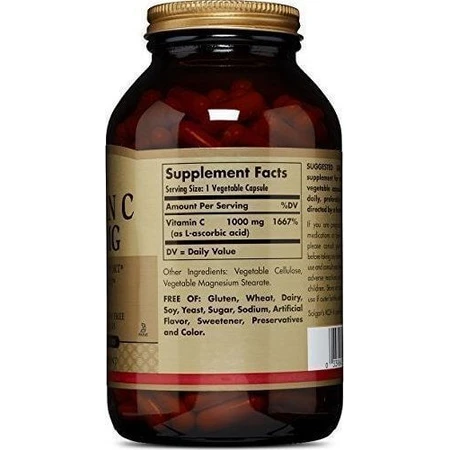 Solgar Vitamin C Vitamin for Immune Support, Skin & Antioxidant Action 1000mg 100 veget capsules