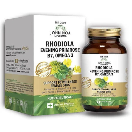 John Noa Rhodiola, Teunisbloem, B7, Omega 3 30 caps