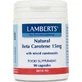 Lamberts Beta Caroteno Vitamina para el Cabello, la Piel y Acción Antioxidante 15mg 90 cáps.
