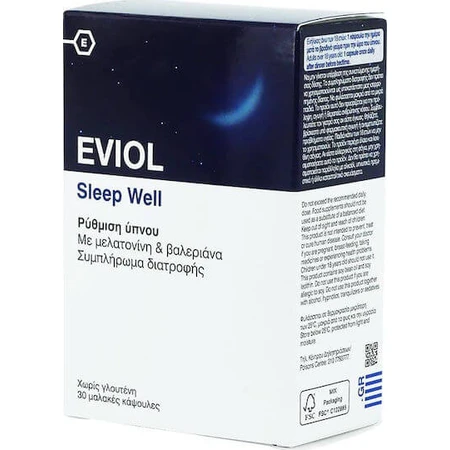 Eviol Sleep Well Sleep Supplement 30 softgels