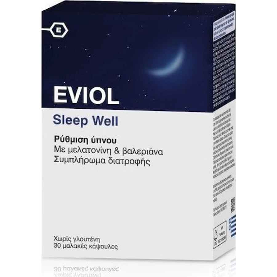 Eviol Sleep Well Sleep Supplement 30 softgels