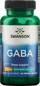 Swanson GABA 750mg Slaapsupplement 60 plantaardige capsules