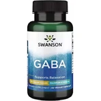Swanson GABA 750mg Supplément Sommeil 60 gélules végétales