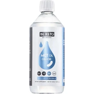 BeKeto Aceite MCT C8 + C10 Suplemento Alimenticio Especial 500ml Coco