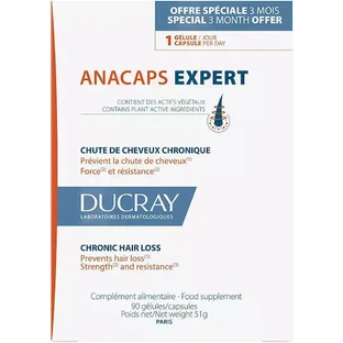 Ducray Anacaps Expert Spezial Nahrungsergänzungsmittel 3 x 10 Kapseln