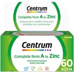 Centrum Complete Van A Tot Zink Multivitamine Met Vitaminen en Mineralen voor Energie & Versterking van het Immuunsysteem 60 Tabletten