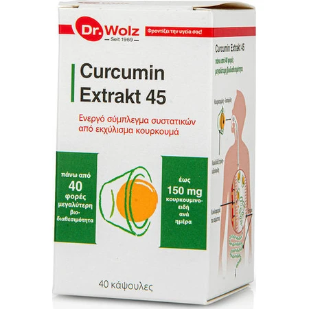 Dr. Wolz Curcumin Extra 45 150mg 40 Kapseln