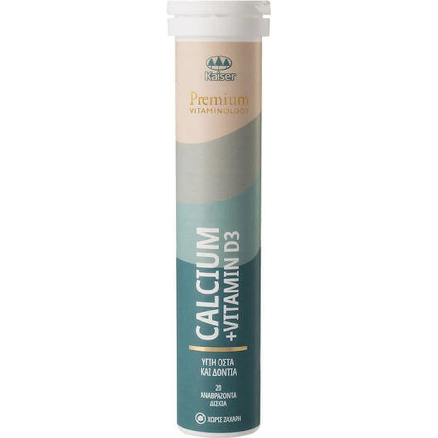 Kaiser 1889 Premium Vitaminology Calcium en Vitamine D3 20 bruistabletten
