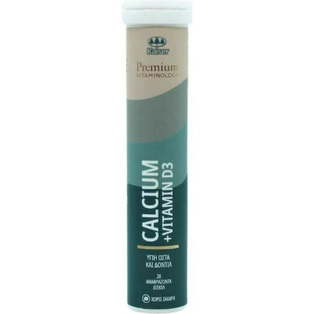 Kaiser 1889 Premium Vitaminology Calcium en Vitamine D3 20 bruistabletten
