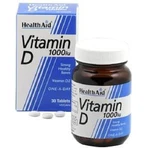 Health Aid Vitamin D3 Vitamin for Immune Support & Egg Health 1000iu 120 Tablets