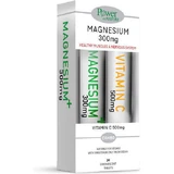 Power Health Magnesio 300mg y Vitamina C 500mg con Stevia 300mg Comprimidos Efervescentes Limón