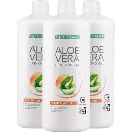 LR Aloe Vera Trinkgel 3 x 1000ml Pfirsich