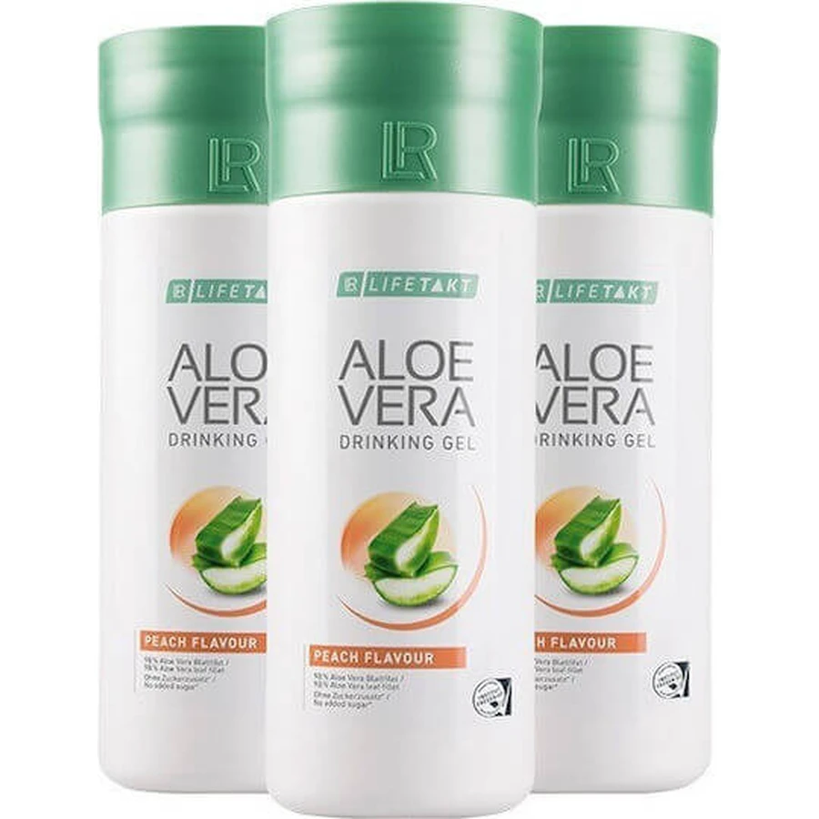 LR Aloe Vera Trinkgel 3 x 1000ml Pfirsich