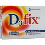UNI-PHARMA D3 Fix Vitamin for Immune System Strengthening & Egg Health 1200iu 60 Comprimés