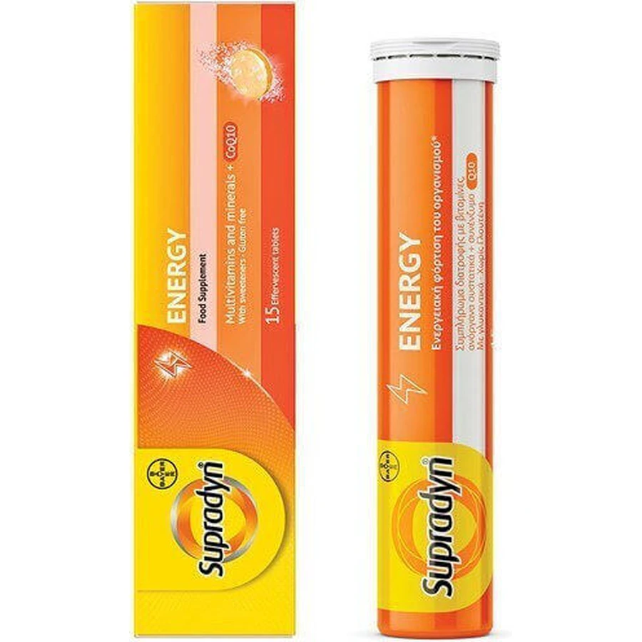 Supradyn Supradyn Energie Multivitamine voor Energie 80mg Energie 15 tabbladen ef