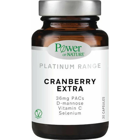 Power Of Nature Platinum Range Cranberry Extra 30 caps