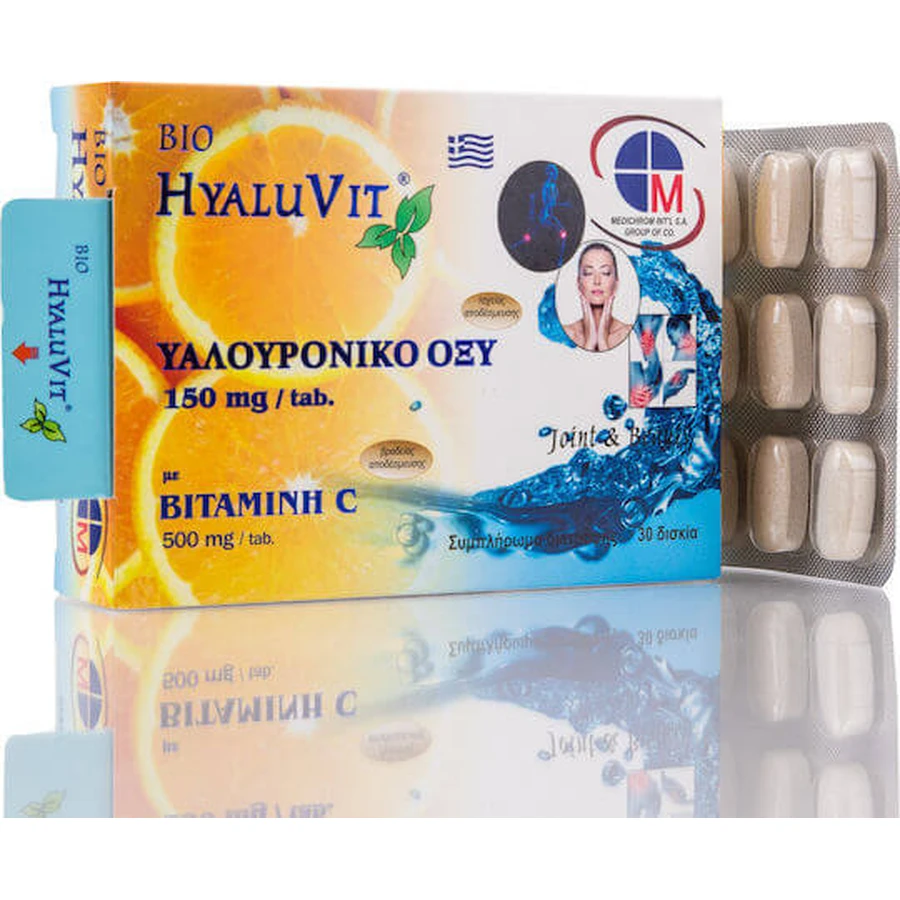 Medichrom HyaluVit Joint & Bone Health Supplement 30 tabs